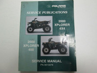 2000 Polaris XPLORER 400 4x4 Service Repair Shop Manual FACTORY OEM BOOK NEW