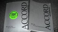 2005 2006 Honda Accord Hybrid Service Shop Manual Set W EWD DUAL YEARS Factory