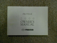 2000 Mazda Protege Owners Manual FACTORY OEM BOOK 00 DEALERSHIP MAZDA x
