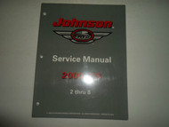2000 Johnson SS 2 thru 8 Watercraft Service Repair Manual FACTORY OEM BOOK 00