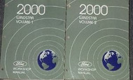2000 Ford Windstar MINI VAN Service Shop Repair Manual Set OEM FACTORY DEALER 00