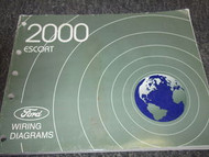 2000 Ford Escort Wiring Electrical Diagrams Troubleshooting Service Shop Manual