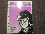 2000 2001 Honda CN250 Helix Service Repair Shop Manual BRAND NEW BOOK