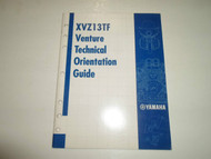 1999 Yamaha XVZ13TF Venture Technical Orientation Guide Manual FACTORY OEM 99