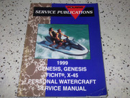 1999 Polaris WATERCRAFT GENESIS GENESIS FICHT X-45 Shop Repair Service Manual