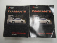 1999 MITSUBISHI Diamante Service Repair Shop Manual 2 VOLUME SET FACTORY OEM x