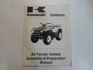 1994 Kawasaki General All Terrain Vehicle Assembly & Preperation Manual FACTORY