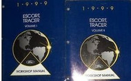 1999 FORD ESCORT MERCURY TRACER Service Shop Repair Manual SET 2 VOLUME OEM HUGE