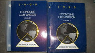 1999 Ford Econoline Club Wagon Service Shop Repair Manual Set W EWD WIRING OEM