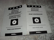 1999 DODGE RAM VAN WAGON TRUCK Service Repair Shop Manual Set DEALERSHIP 99