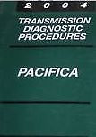 2004 CHRYSLER Mopar PACIFICA Transmission Diagnostic Procedure Manual OEM
