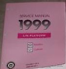 1999 Chevrolet MALIBU & Oldsmobile CUTLASS Repair Service Shop Manual VOLUME 2