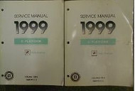 1999 Buick Park Avenue Service Repair Shop Manual Set GM BUICK BOOKS OEM 1999