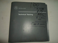 1999 2000 Mercedes Benz S Coupe Class Model 215 Technical Training Manual OEM 00