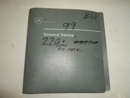 1999 2000 2001 2002 Mercedes Benz Model 220 Technical Training Manual BINDER OEM