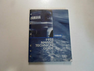 1998 Yamaha Marine Technical Guide Manual FACTORY OEM BOOK 98 DEAL WATER DAMAGED