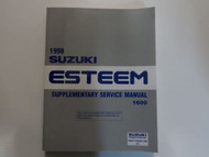 1998 Suzuki Esteem 1600 Supplementary Service Repair Shop Manual FACTORY NEW