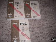 1998 PONTIAC BONNEVILLE 2ND EDI Service Shop Manual Set W TRANS UNIT BOOKS OEM