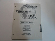 1998 OMC Evinrude Johnson Outboards Accessories Part Catalog Manual WATER DAMAGE
