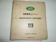 1998 Land Rover Test Book Diagnostic Systems Manual BINDER FACTORY OEM BOOK 98