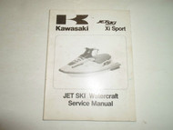 1998 Kawasaki JET SKI Xi Sport Watercraft Service Repair Shop Manual STAINED OEM