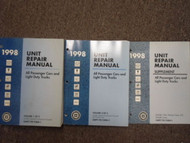 1998 GM All Passenger Cars and Light Duty Trucks Unit Repair Manual SET Factory