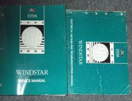 1998 FORD WINDSTAR MINI VAN Service Shop Repair Manual Set OEM FACTORY W EVTM