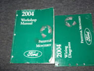 2004 FORD Freestar Mercury Monterey VAN Service Repair Manual Set W PCED + EWD