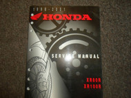 1998 1999 Honda XR80R/XR100R Service Repair Shop Factory Manual OEM BRAND NEW
