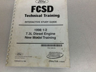 1998 1/2 FORD TRUCK 7.3 7.3L Diesel Engine Technical Training Manual OEM