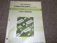 1997 TOYOTA LAND CRUISER Electrical Wiring Diagram Troubleshooting Shop Manual