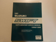 1997 Suzuki Swift 1000/1300 Supplementary Wiring Service Repair Shop Manual 97 x