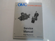 1997 OMC Stern Drives Fuel Systems Service Repair Manual FACTORY OEM BOOK 97
