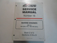 1997 MerCruiser #16 Marine Engine GM V8 454 CID 502 Service Manual BOOK 2 OF 2