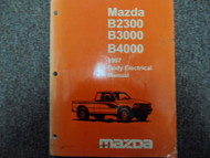 1997 Mazda B-Series Truck B2300 3000 4000 Body Electrical Manual FACTORY OEM 97