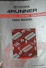 1995 TOYOTA 4RUNNER 4 RUNNER Electrical Wiring Diagrams Service Shop Manual EWD