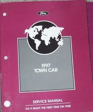 1997 LINCOLN TOWN CAR Service Shop Repair Manual OEM DEALERSHIP 97 FORD