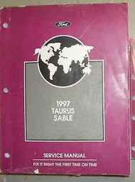 1997 Ford Taurus Mercury Sable Service Shop Repair Manual Set FACTORY