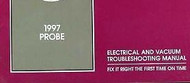 1997 FORD PROBE Electrical Wiring Diagrams EWD EVTM Service Shop Manual 97 OEM