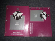 1997 FORD ASPIRE Service Shop Repair Manual Set 97 OEM W Electrical Diagram