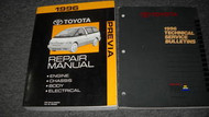 1996 Toyota Previa Service Shop Repair Manual Set OEM x