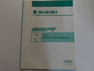 1996 Suzuki Swift Electrical Wiring Diagram Shop Manual FACTORY OEM BOOK 96