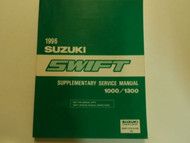 1996 Suzuki Swift 1000/1300 Supplementary Service Manual FACTORY NEW BOOK 96