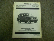 1996 Suzuki Sidekick 4 DOOR 1.6 Liter 16 Valve AC HFC134a AC Installation Manual