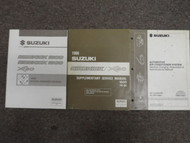 1996 Suzuki Sidekick 1600 1800 X90 Service Repair Supplement Manual 3 VOL SET x