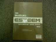 1996 Suzuki Esteem 1600 Supplementary Service Repair Shop Manual BRAND NEW