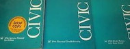 1996 HONDA CIVIC Service Shop Repair Manual OEM DEALERSHIP 3 VOL SET W BODY