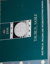 1998 Ford TAURUS Mercury Sable Electrical Wiring Diagram Service Shop Manual