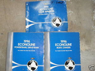 1996 FORD ECONOLINE VAN Service Repair Shop Manual Set OEM FACTORY W EVTM HUGE