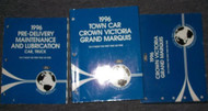 1996 FORD CROWN VICTORIA MERCURY GRAND MARQUIS Service Shop Manual Set FACTORY